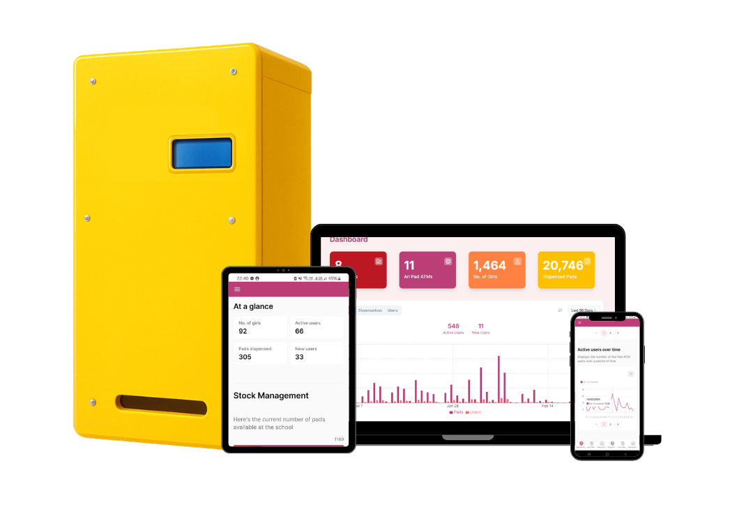 Inteco Pad ATM sanitary pad dispenser